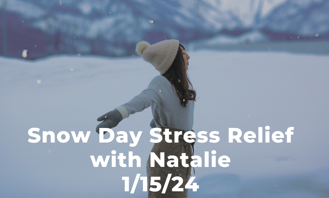 Snow Day Stress Relief – 1/15/24